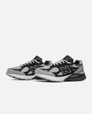 New Balance 990v3 Black Silver Grey, 40