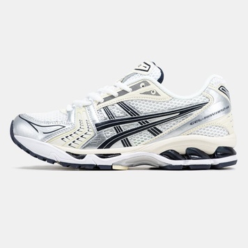 Кросівки білі зі сріблястим Asics Gel-Kayano 14 White Silver Black V3, 40