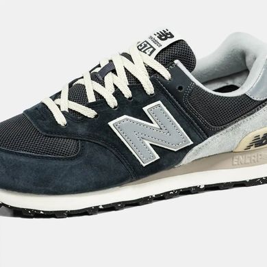 New Balance 574 Navy Black Grey