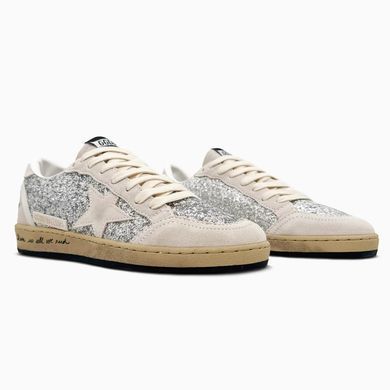 Golden Goose Ball Star Silver Cream, 36