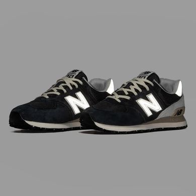 New Balance 574 Navy Black Grey