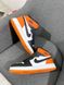 Nike Air Jordan 1 Retro High Black White Orange 2 5966 фото 9