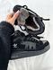 Зимние Кроссовки Adidas Forum Black Suede Fur 9959 фото 8
