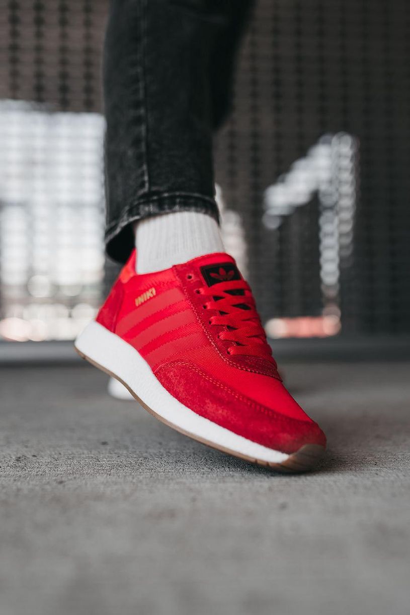 Кросівки Adidas Iniki Red White 6843 фото