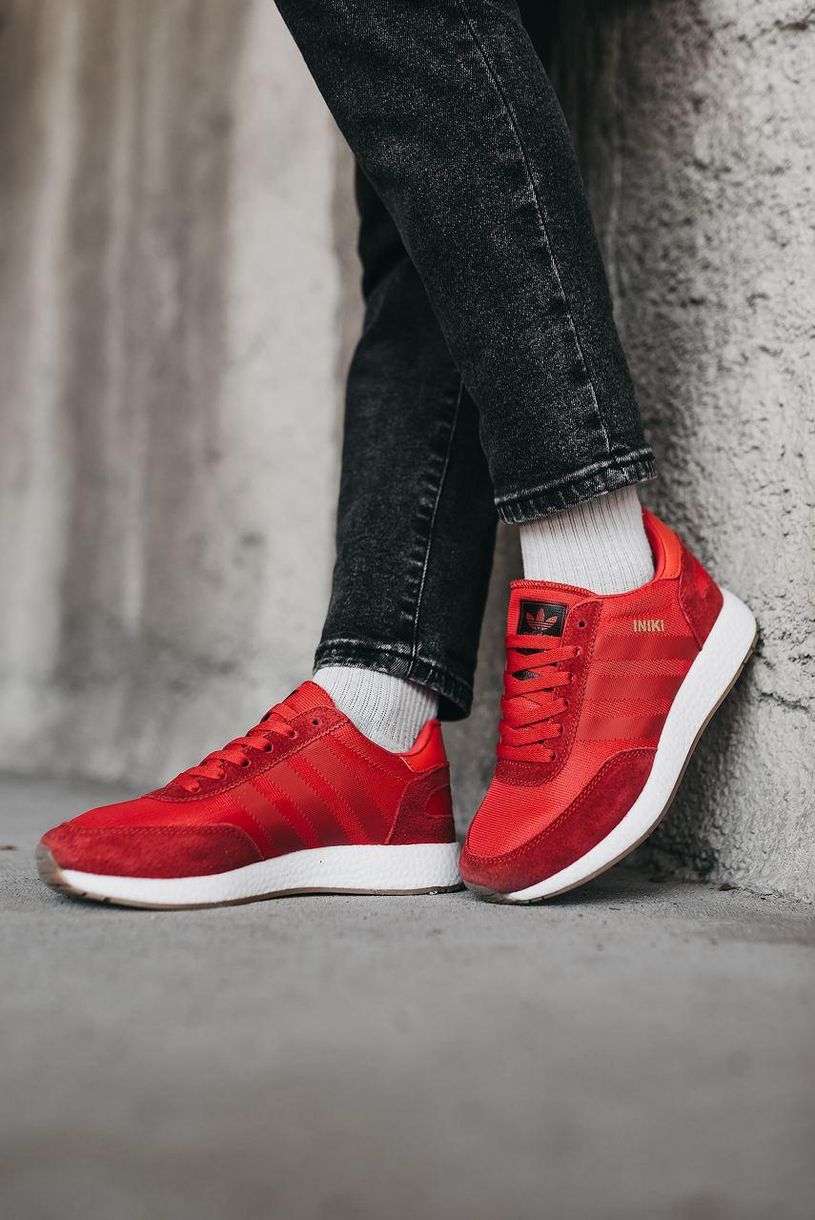 Кросівки Adidas Iniki Red White 6843 фото