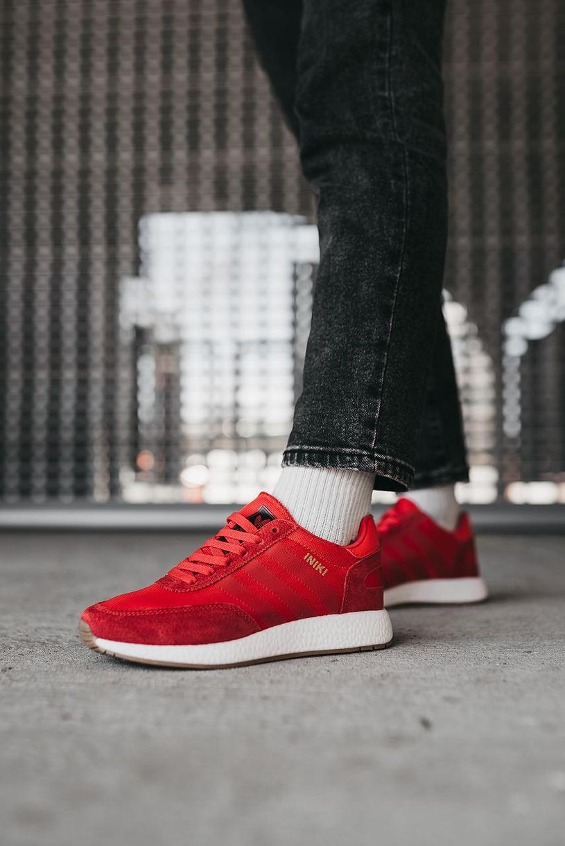 Кросівки Adidas Iniki Red White 6843 фото