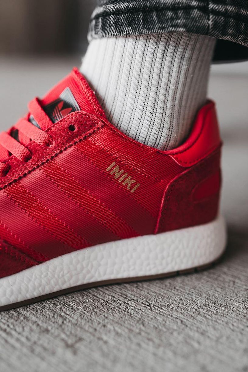 Кросівки Adidas Iniki Red White 6843 фото