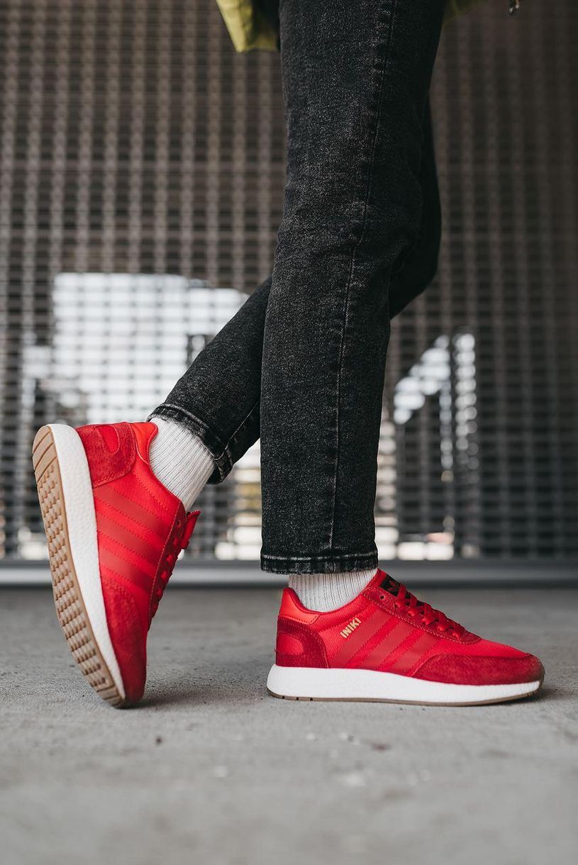 Кросівки Adidas Iniki Red White 6843 фото