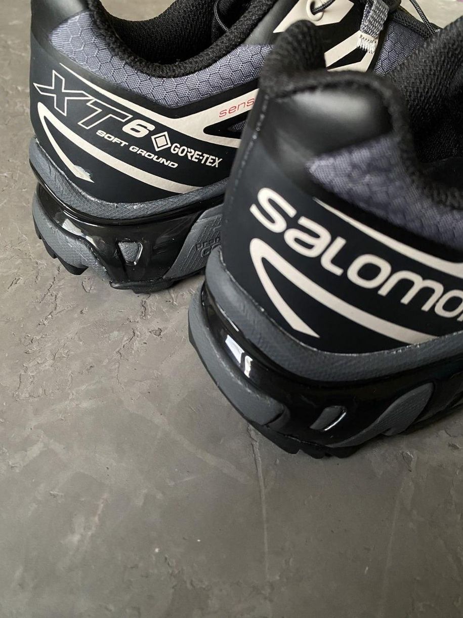 Кроссовки Salomon XT-6 Gore-Tex Black 9749 фото