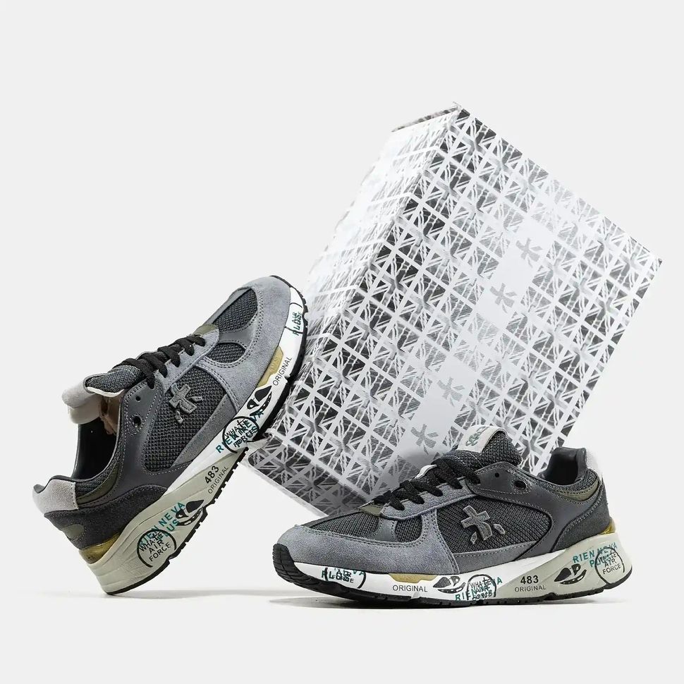 Premiata Mase Grey Black White