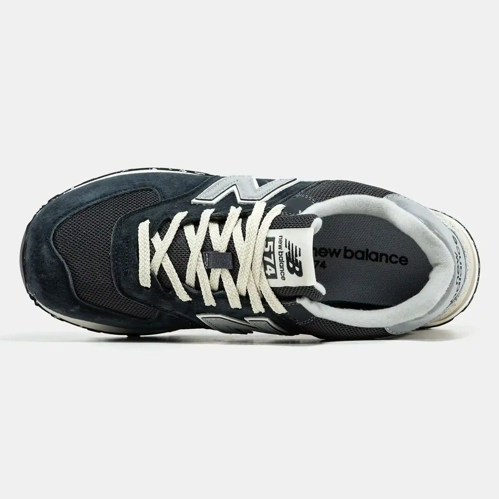 New Balance 574 Navy Black Grey
