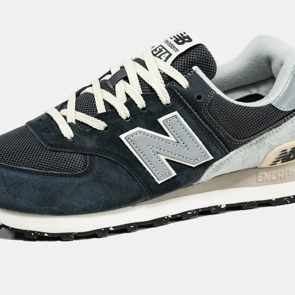 New Balance 574 Navy Black Grey
