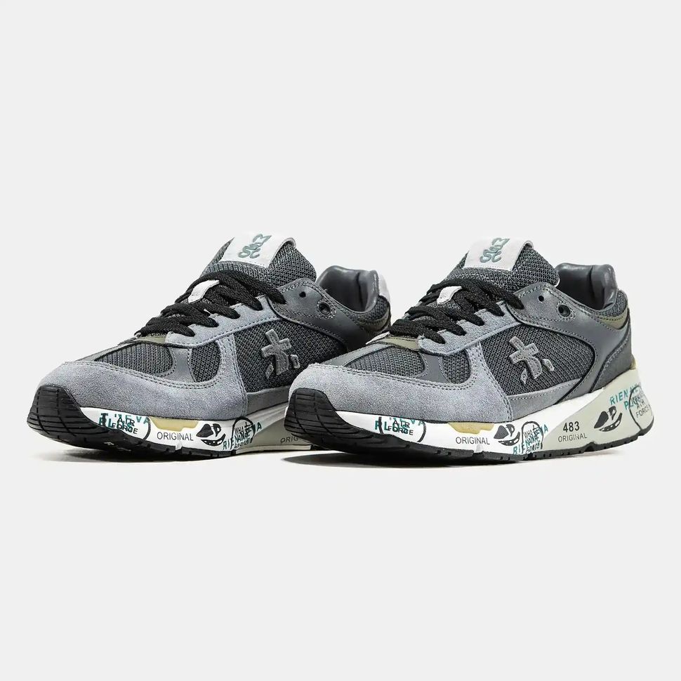 Premiata Mase Grey Black White