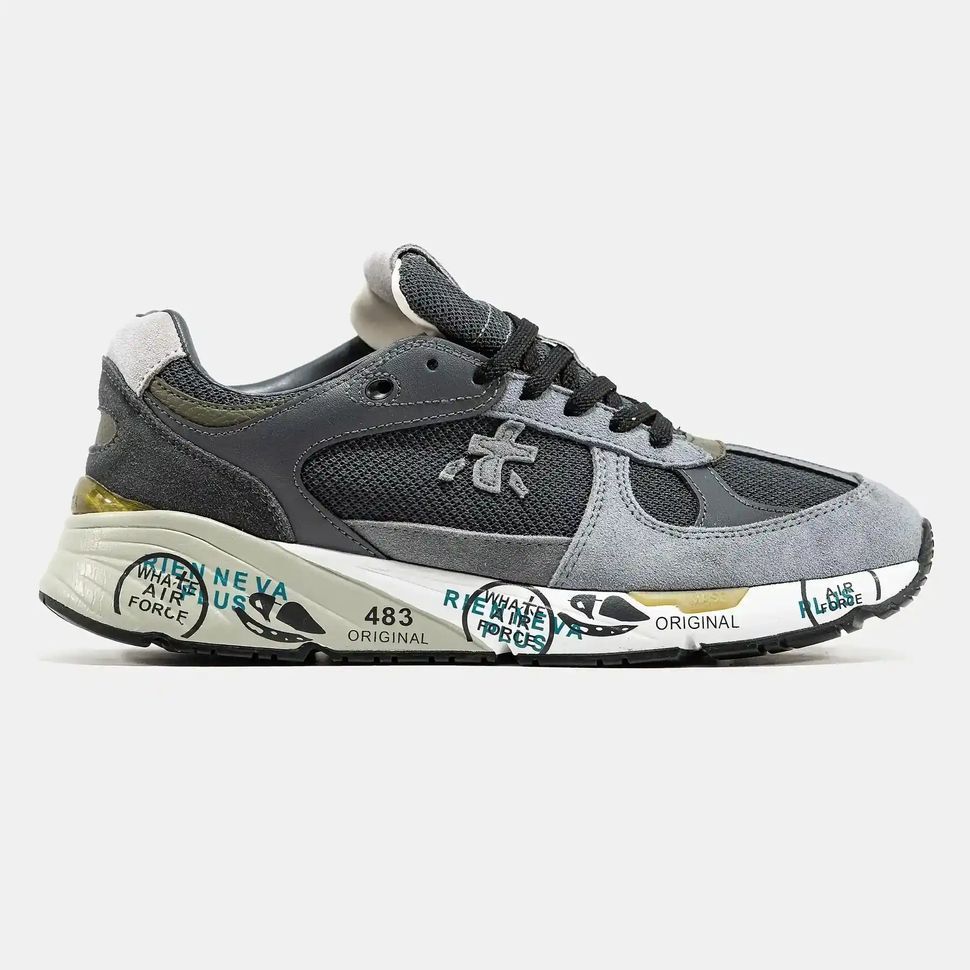 Premiata Mase Grey Black White