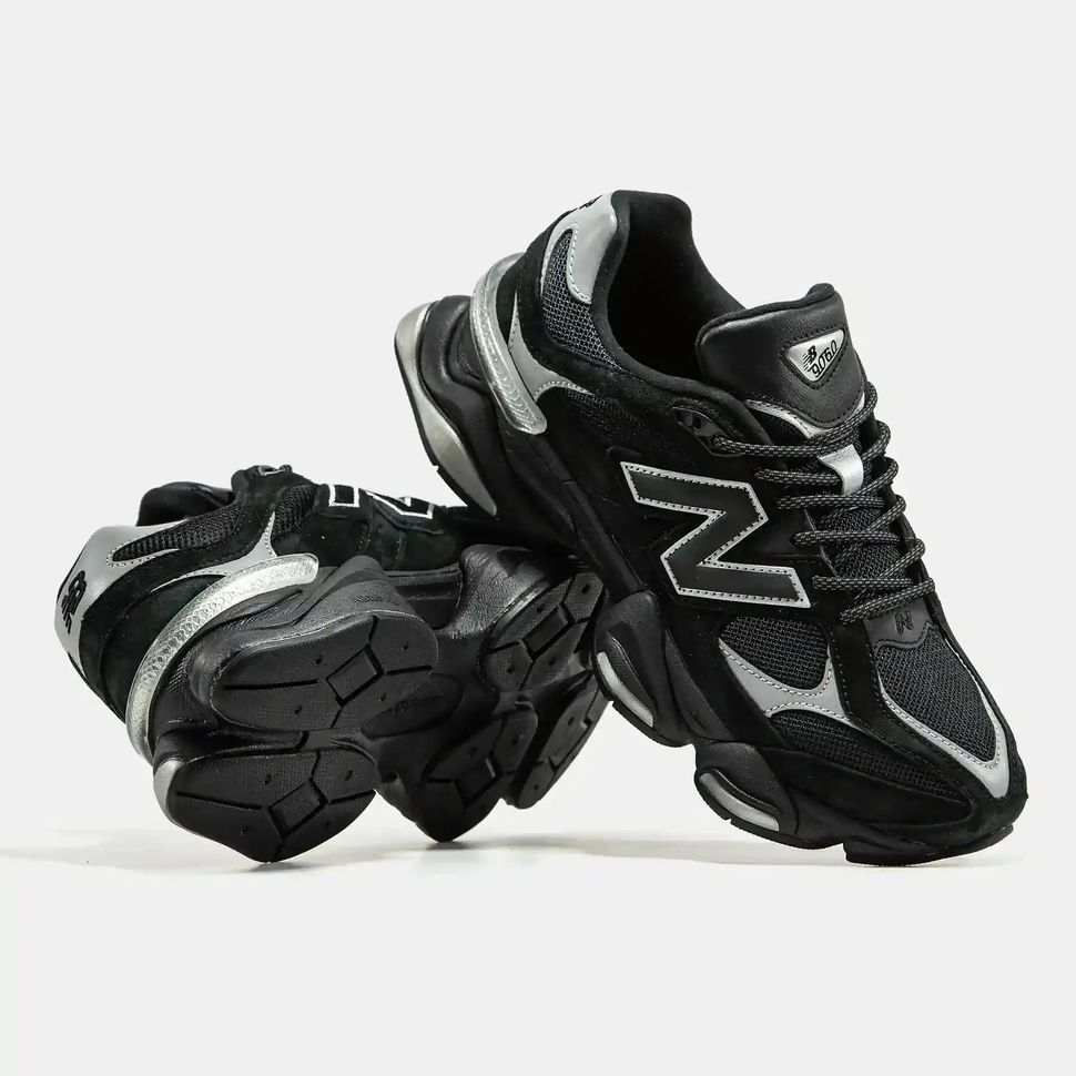 New Balance 9060 Black Silver, 40