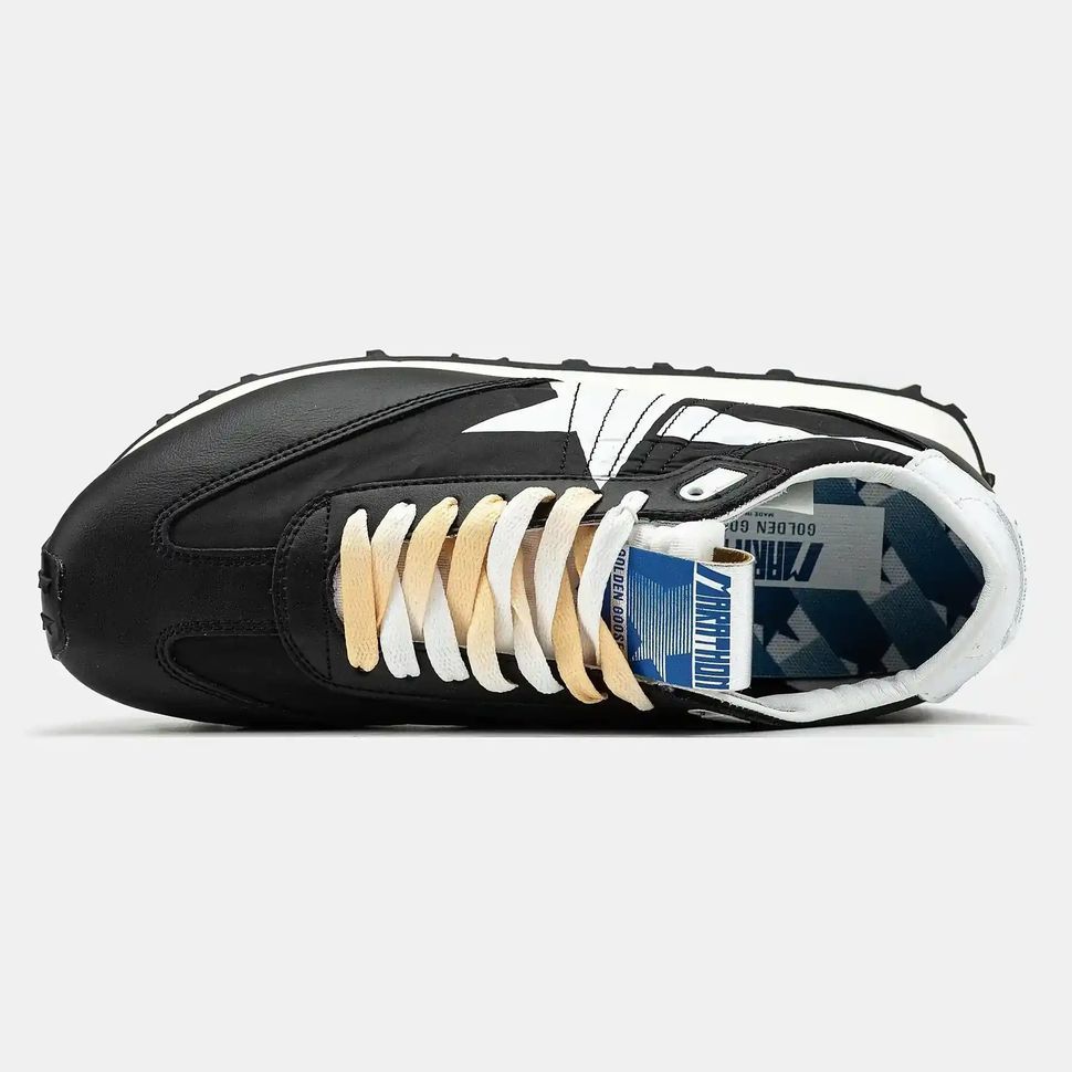 Golden Goose Marathon Black White