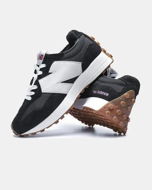 New Balance 327 Black White Gum