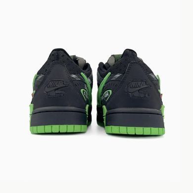 Nike Air Rubber Dunk x Off-White Black Green, 36
