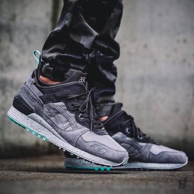 Кроссовки серые Asics Gel Lyte 3 SneakerBoot 4614 фото