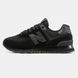 New Balance 574 Triple Black