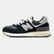 New Balance 574 Black Grey White
