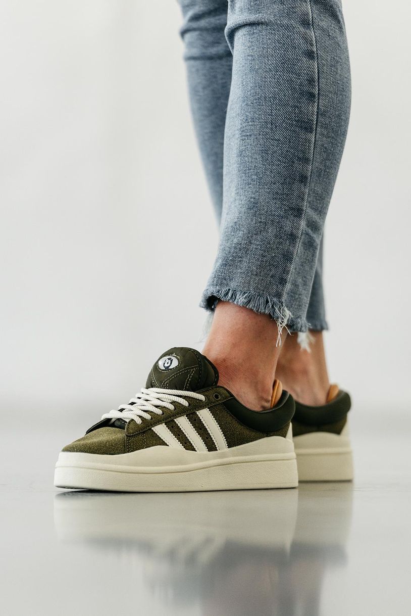 Кросівки Adidas Campus x Bad Banny Khaki 11108 фото