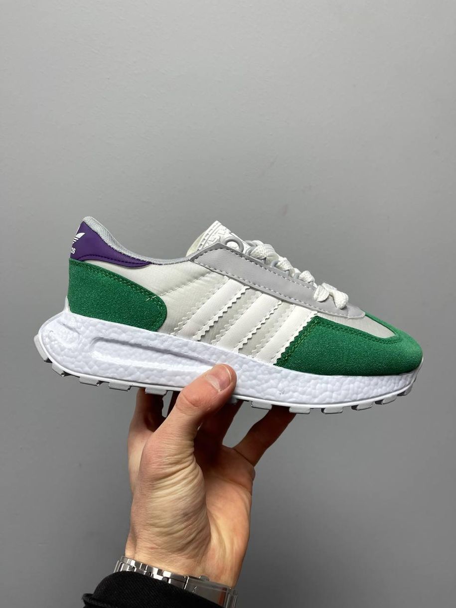 Кроссовки Adidas Retropy White Green 2948 фото