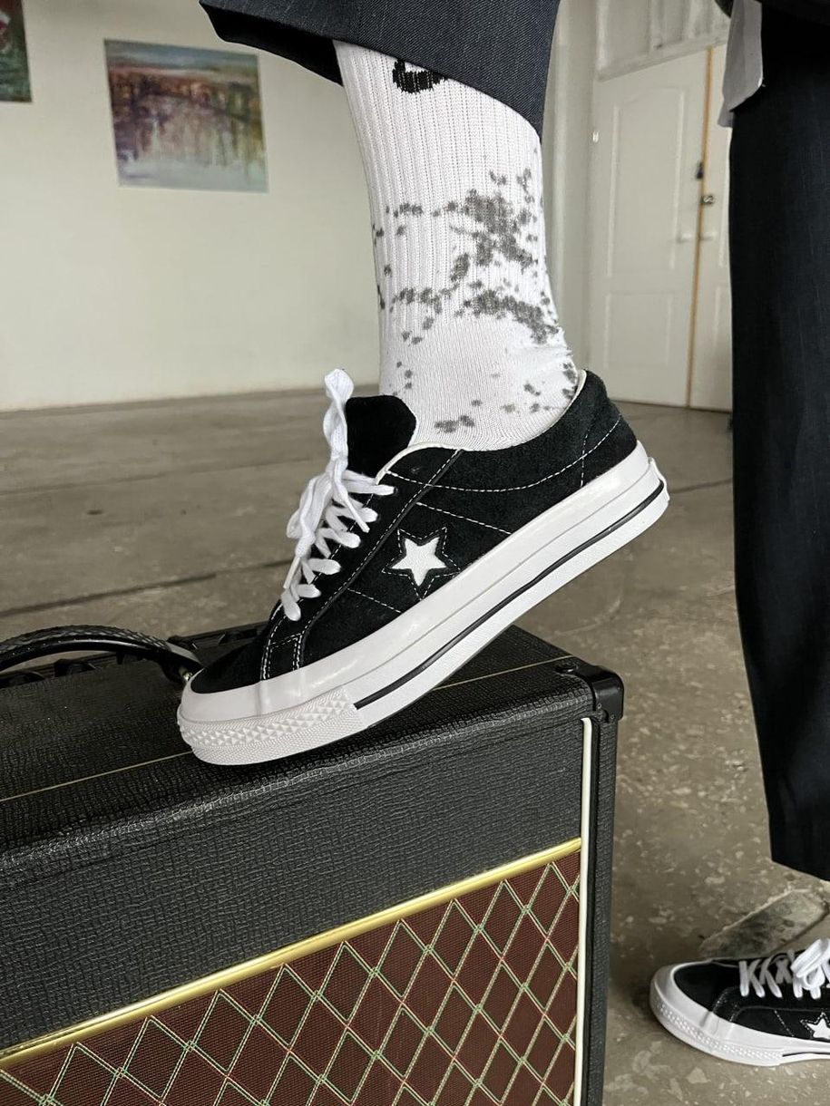 Кеди Converse One Star Ox Pinstripe 4774 фото