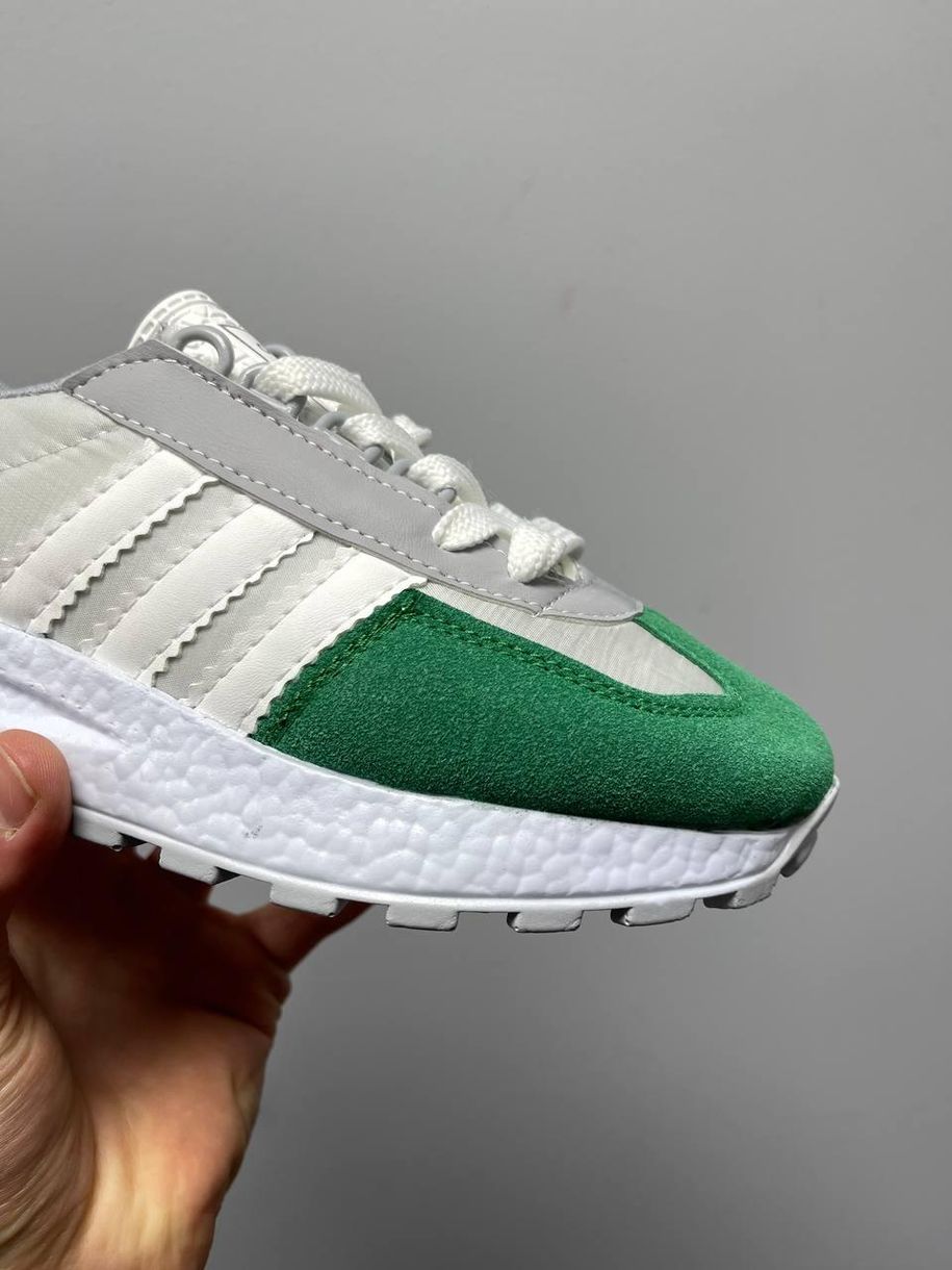 Кроссовки Adidas Retropy White Green 2948 фото