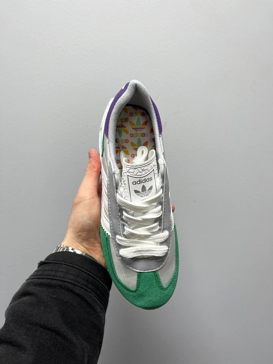 Кроссовки Adidas Retropy White Green 2948 фото