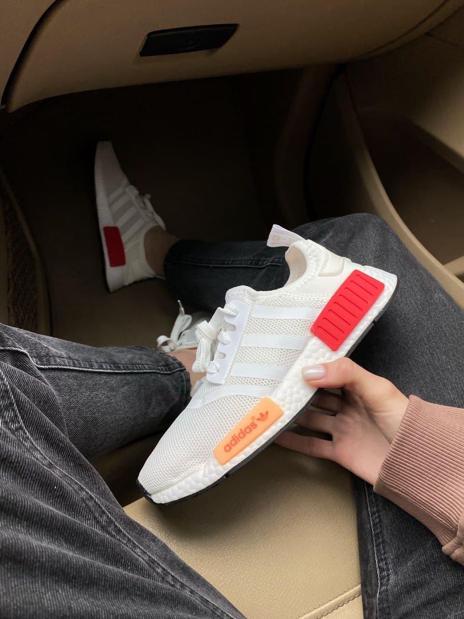 Кроссовки Adidas NMD Grey Red 2644 фото