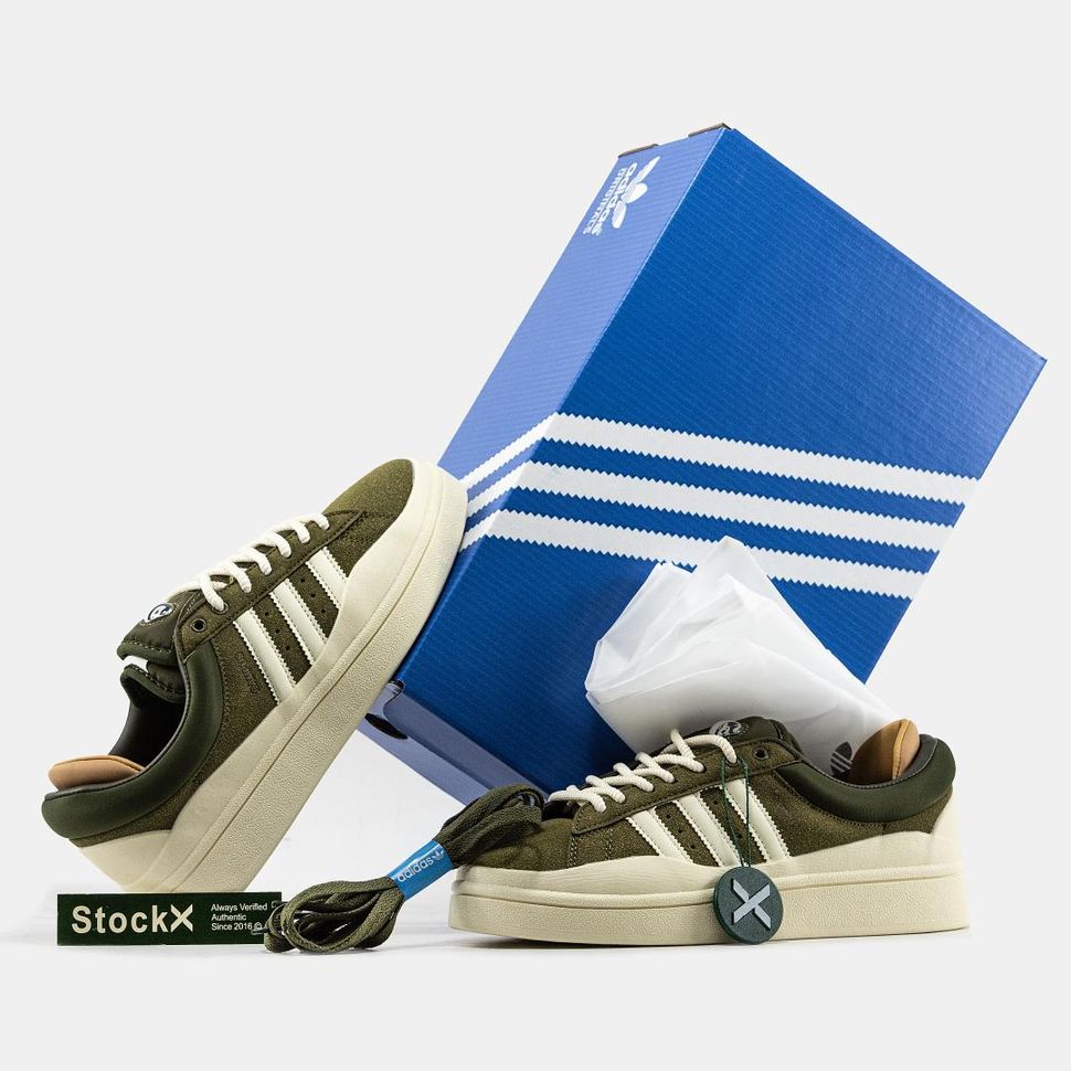 Кросівки Adidas Campus x Bad Banny Khaki 11108 фото