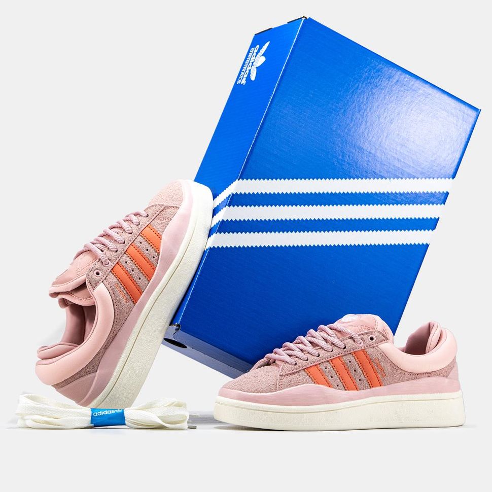 Кросівки Adidas Campus x Bad Banny Pink Orange 11110 фото