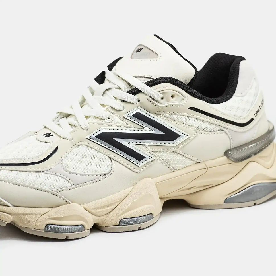 New Balance 9060 Cream Black Silver
