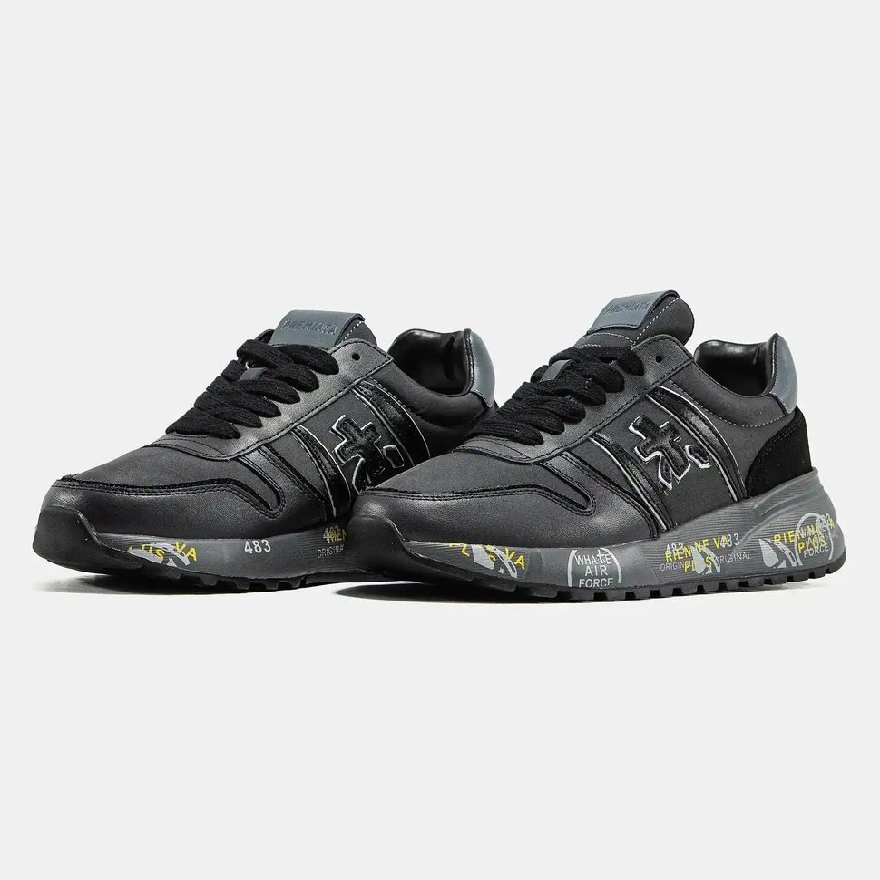 Premiata Lander All Black Grey