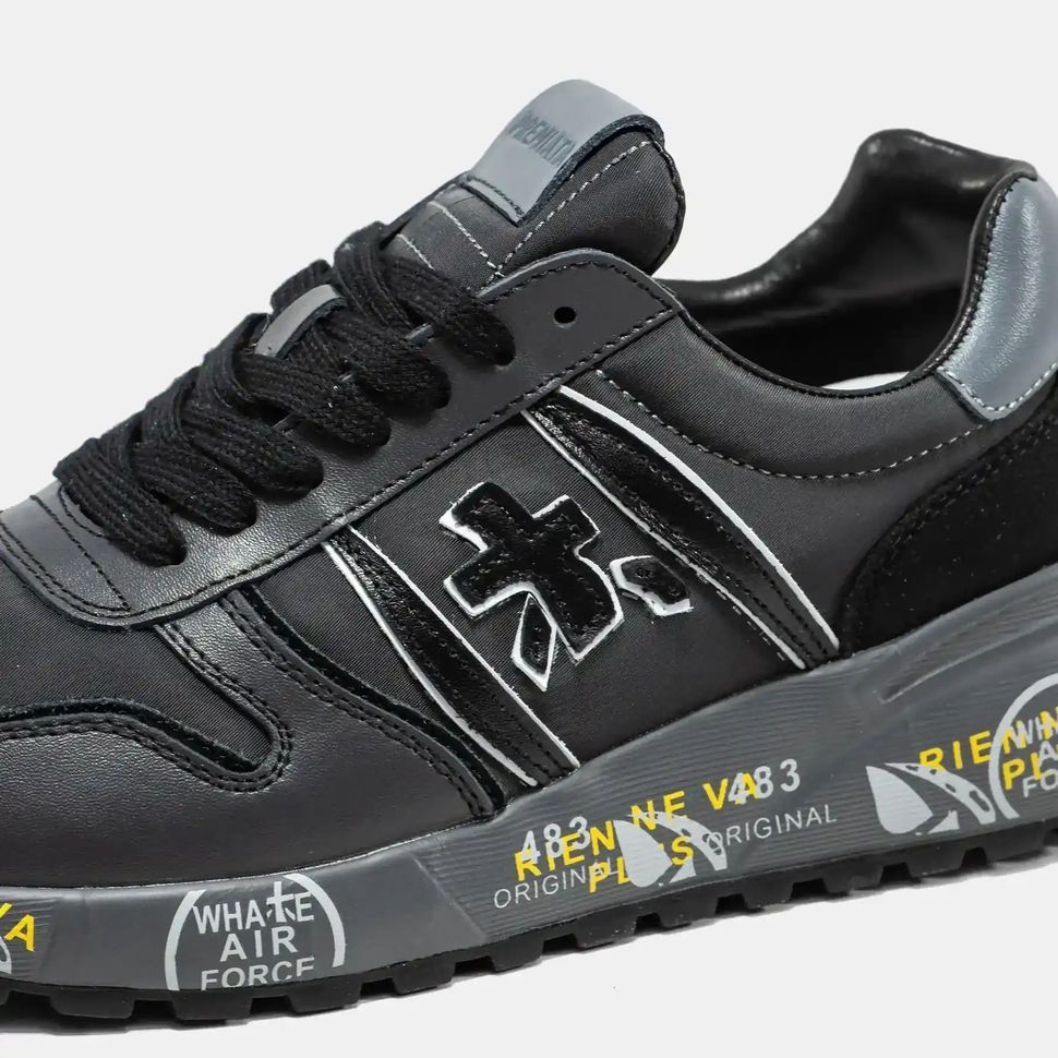 Premiata Lander All Black Grey