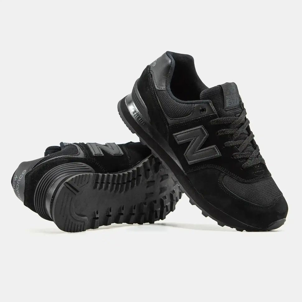 New Balance 574 Triple Black