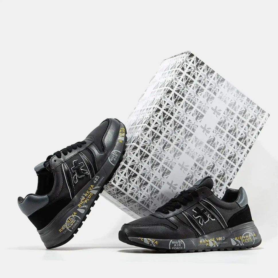 Premiata Lander All Black Grey