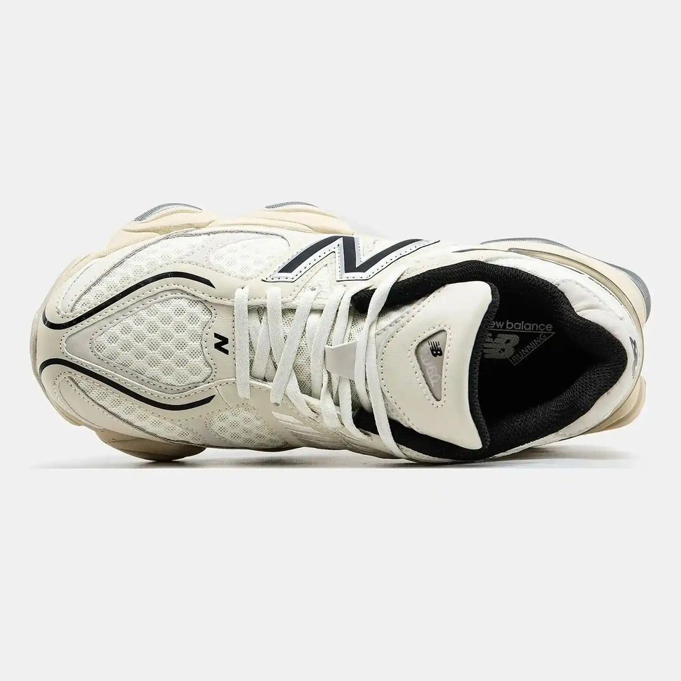 New Balance 9060 Cream Black Silver
