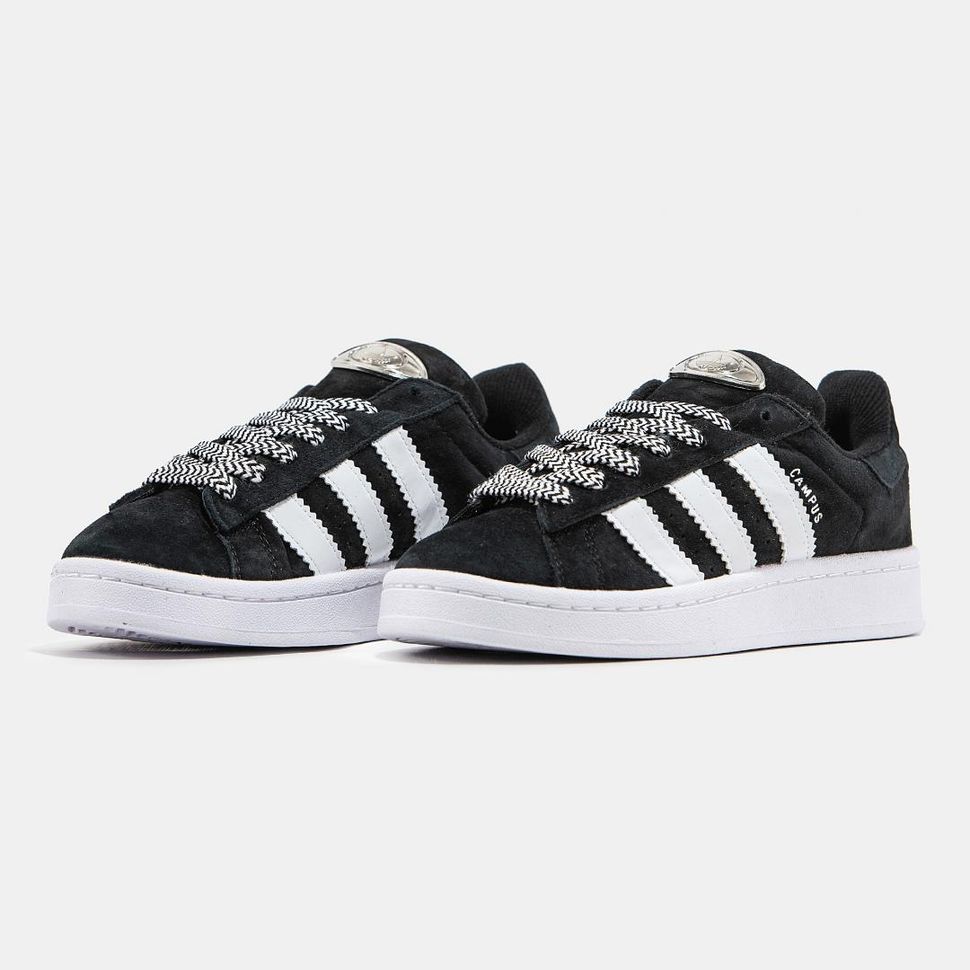 Кросівки Adidas Campus 00s Black White 2.0 9754 фото