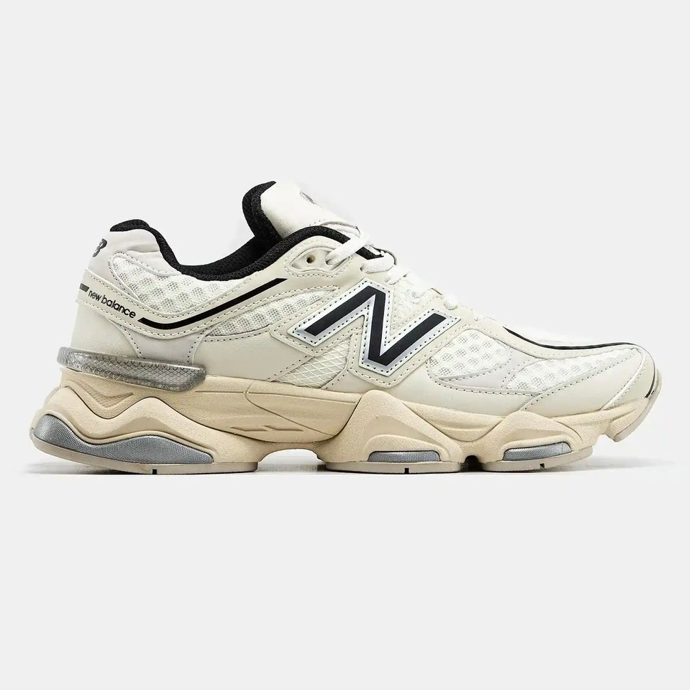 New Balance 9060 Cream Black Silver