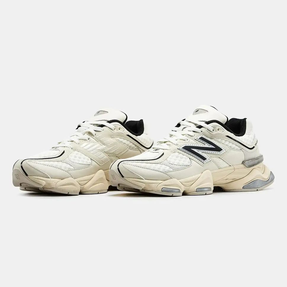 New Balance 9060 Cream Black Silver