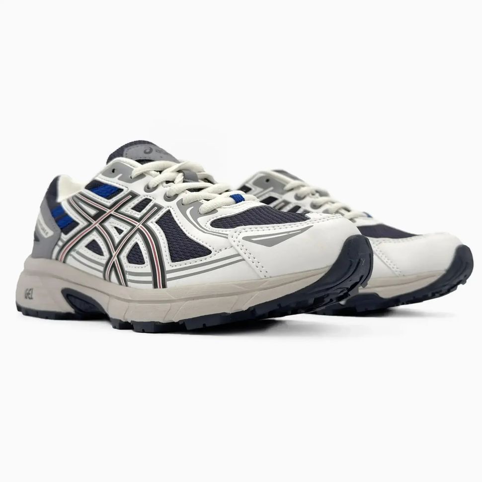 Asics Gel-Venture 6 White Navy Red