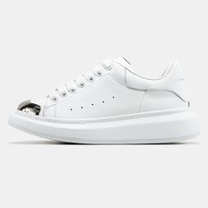 Alexander McQueen Oversized White Silver, 36