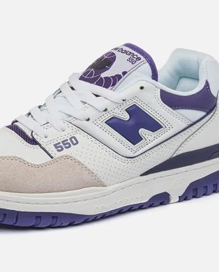 New Balance 550 White Purple