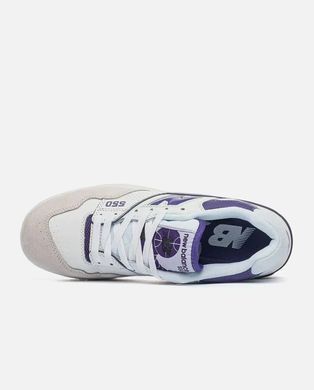 New Balance 550 White Purple