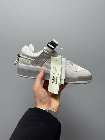 Кросівки Adidas Forum x Bad Bunny Light Grey 2830 фото