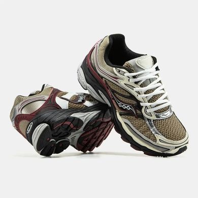 Saucony ProGrid Omni 9 Beige Burgundy Black, 40