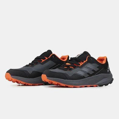 Adidas Terrex Trail Rider Black Grey Orange, розмір 41