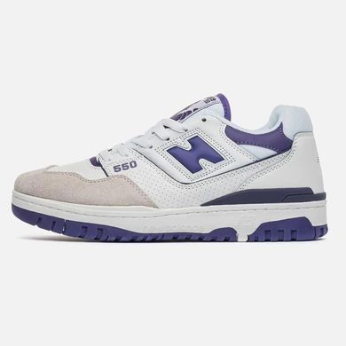 New Balance 550 White Purple